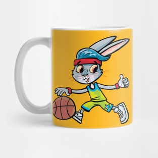 rabbit basketball player Mug